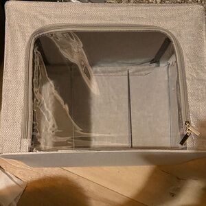 Gray Storage Organizer with Clear Window